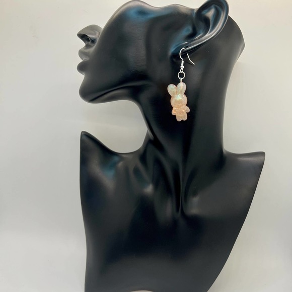 Bunny Earrings - Rabbit Earring - Easter Earring - Holiday Earring - Cottagecore - Picture 9 of 10